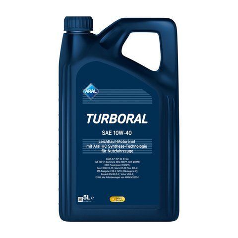 Aral Turboral 10W-40 моторна олива напівсинтетична 5 л 15BCD5 фото