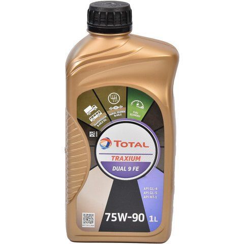 Трансмиссионное масло Total Traxium Dual 9FE 75W-90 1 л 214145 фото
